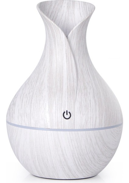 Elektrikli Hava Nemlendirici Uçucu Yağ Difüzörü Ultrasonik 130 ml Ahşap Tahıl Nemlendirici USB Mist Maker LED Işık C (Yurt Dışından)