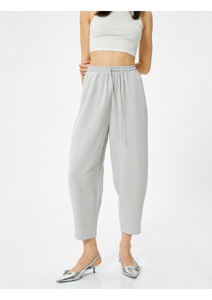 Havuç Pantolon Beli Bağcıklı Normal Bel Cep Detaylı Modal modelleri
