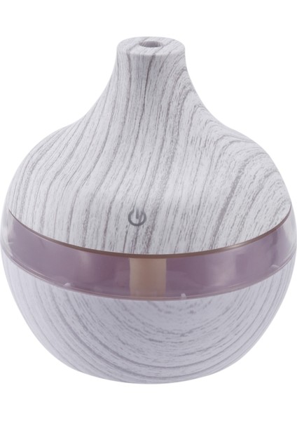 300ML Hava Nemlendirici USB Ahşap Tahıl Aromaterapi Uçucu Yağ Difüzörü Aromaterapi Nemlendirici LED 7 Renk Gece Lambası (Yurt Dışından)