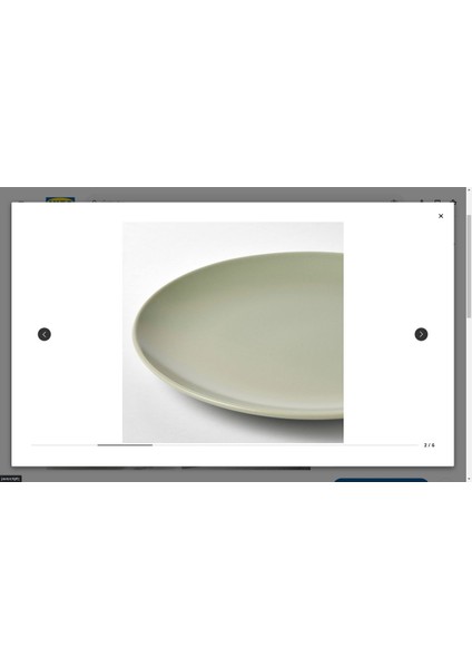Fargklar Servis Tabak Seti, Açık Yeşil, 26 Cm, 4 Adet