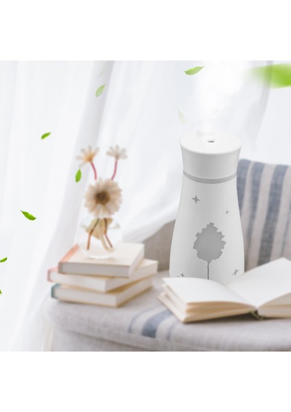 Akçaağaç Yaprağı Hava Nemlendirici, USB Arıtma ile LED Işık Fan Esansiyel Yağ Difüzörü Ev Ofis Yatak Odası Bebek Çocuk Masası (Yurt Dışından)