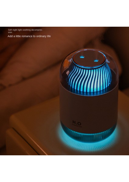 Ev Ofis Mavisi Için LED Soğuk Mist Maker Sisleyicili Çift Memeli Hava Nemlendirici Difüzör (Yurt Dışından)