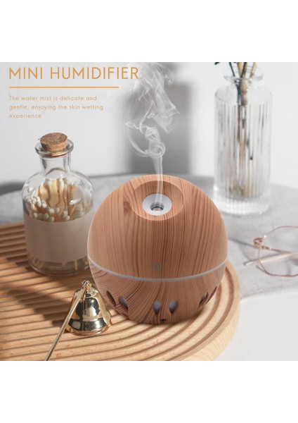 Mini Nemlendirici Hava Temizleyicileri Uçucu Yağ Nemlendiriciler Difüzörler Işıklı Ultrasonik Buğu Yapıcı Yatak Odası Için A (Yurt Dışından)