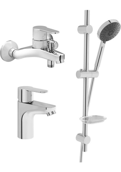 Win S Banyo + Lavabo Bataryası + Artema Master 1f Sürgülü Duş Seti