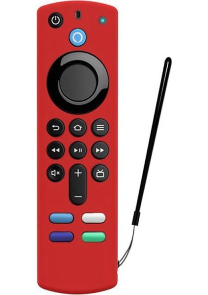 4K 3. Nesil 3. Nesil Uzaktan Kumanda Koruması Kılıfı Için Silikon Uzaktan Kumanda Kapağı (Kırmızı) (Yurt Dışından)