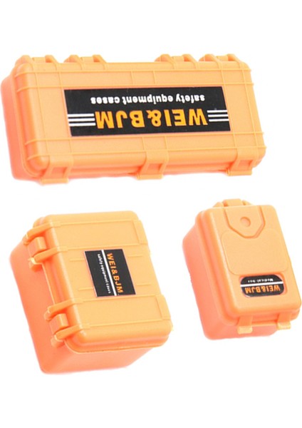 Ölçekli Mini Saklama Kutusu Ekipman Kutusu Dekorasyon Aksesuarı Için 1/18 1/24 Rc Paletli Araba Eksenel SCX24 FCX24 ENDURO24,3 (Yurt Dışından)