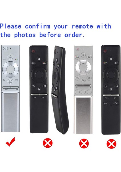 QLED Tv Bluetooth Uzaktan Kumanda Kapakları BN59-01272A BN59-01265A BN59-01270A Kılıf Darbeye Dayanıklı Anti-Siyah (Yurt Dışından) modelleri
