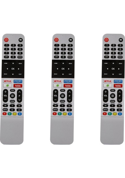 Android Tv Için 3x 539C-268920-W010 Akıllı Tv Için TB5000 UB5100 UB5500 Uzaktan Kumanda (Yurt Dışından)