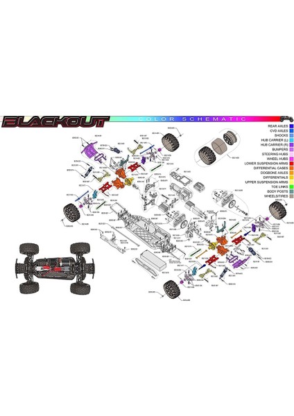 Alüminyum Ön Kasa Montaj Kapağı 1/10 Redcat Blackout Xte Sc Xbe (Pro) Yükseltme Parçaları Aksesuarları, Mavi (Yurt Dışından) fırsatları