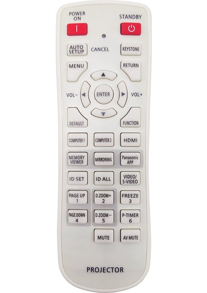 N2QAYA000100 Projektör Için Uzaktan Kumandayı Değiştirin PT-VW355N PT-VX425N PT-VX425NU (Yurt Dışından)