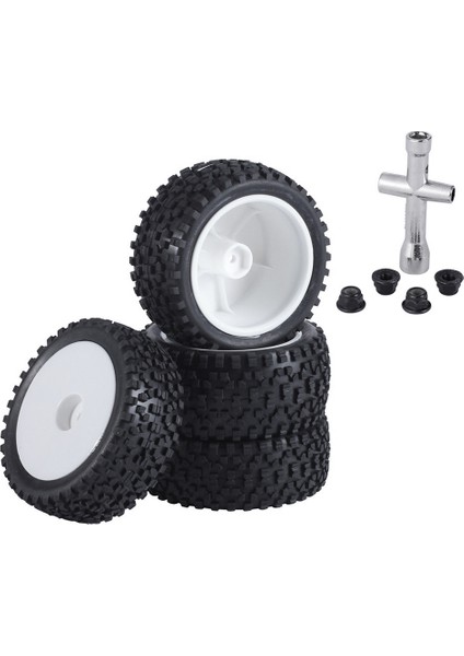 4 Adet 85MM Lastikler Jant Lastiği 144001 124019 104001 Rc Araba Yükseltme Parçaları 1/10 1/12 1/14 Ölçekli Off Road, 1 (Yurt Dışından)