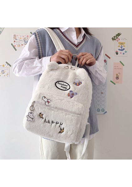 Sevimli Kore Tarzı Omuzlu Öğrenci Sırt Çantası (Yurt Dışından) fırsatları