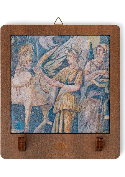 Pegasus Mozaiği Seramik Dekoratif Askılık