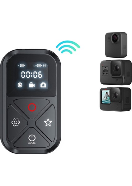 T10 80 M Bluetooth Uzaktan Kumanda Hero 11 10 9 8 Max Için Akıllı Telefon Eylem Kamera Kablosuz Uzaktan Aksesuarları (Yurt Dışından)
