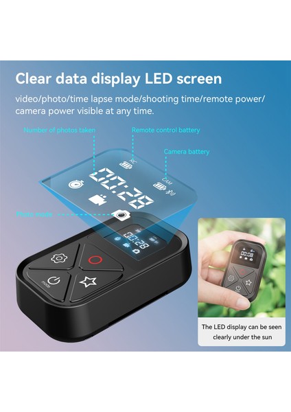 T10 80 M Bluetooth Uzaktan Kumanda Hero 11 10 9 8 Max Için Akıllı Telefon Eylem Kamera Kablosuz Uzaktan Aksesuarları (Yurt Dışından) fırsatları