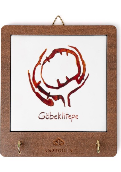 Göbeklitepe Plan Seramik Dekoratif Askılık