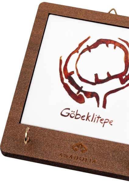 Göbeklitepe Plan Seramik Dekoratif Askılık