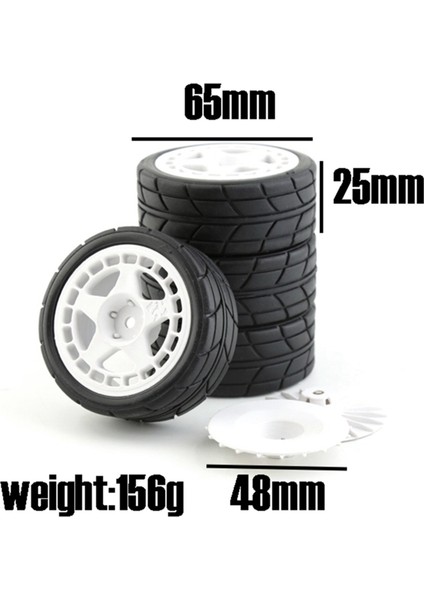 8 Adet 12MM Altıgen 65MM Kauçuk Lastik Tekerlek Lastikleri Xv-01 Tt-01 Tt-02 Lc Yarış Ptg-2 Wr8 1/10 Rc Araba,2 (Yurt Dışından) fırsatları