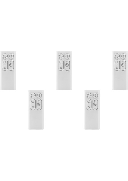 AM06 AM07 AM08 Için 5x Yedek Uzaktan Kumanda Isıtma ve Soğutma Fanı Nemlendirici Hava Temizleme Fanı (Yurt Dışından)