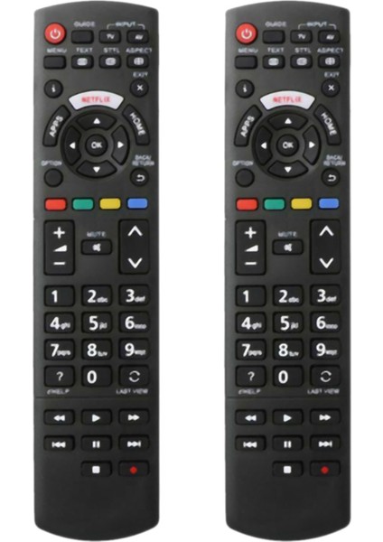 Akıllı LED Tv Düğmeleri Için 2x Uzaktan Kumanda Kontrol Cihazının Değiştirilmesi (Yurt Dışından)