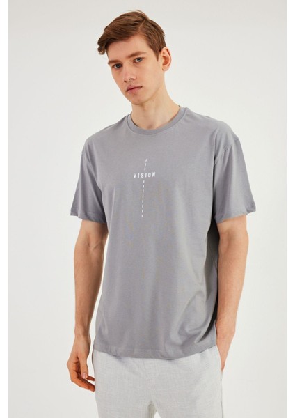 mmetalic Leo Erkek Oversize T-Shirt