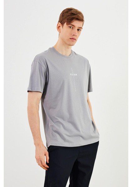 mmetalic Leo Erkek Oversize T-Shirt