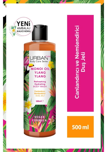 Urban Care Monoi Oil & Ylang Ylang Canlandırıcı Duş Jeli 500 ml - Vegan