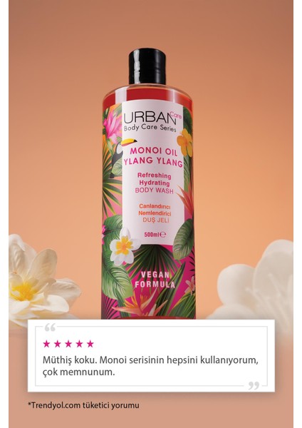 Urban Care Monoi Oil & Ylang Ylang Canlandırıcı Duş Jeli 500 ml - Vegan