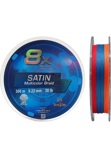 Dft Bojin 8x Satin M.color Ip Misina 0.22 mm 300 M