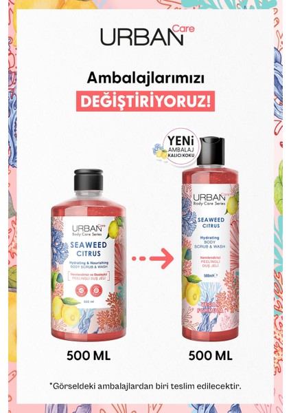 Urban Care Seaweed Citrus Nemlendirici ve Besleyici Duş Jeli 500ML