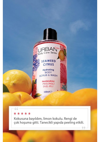 Urban Care Seaweed Citrus Nemlendirici ve Besleyici Duş Jeli 500ML