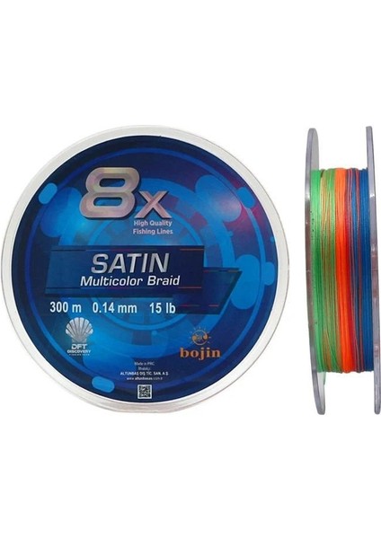 Dft Bojin 8x Satin M.color Ip Misina 0.14MM 300 M