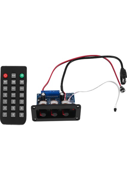 2X25W+50W 2.1 Kanal Bluetooth 5.0 Subwoofer D Sınıfı Ses Amplifikatörü Kurulu Kiti Dc Dişi + USB Kablosu + Uzaktan Kumanda (Yurt Dışından) fiyatları