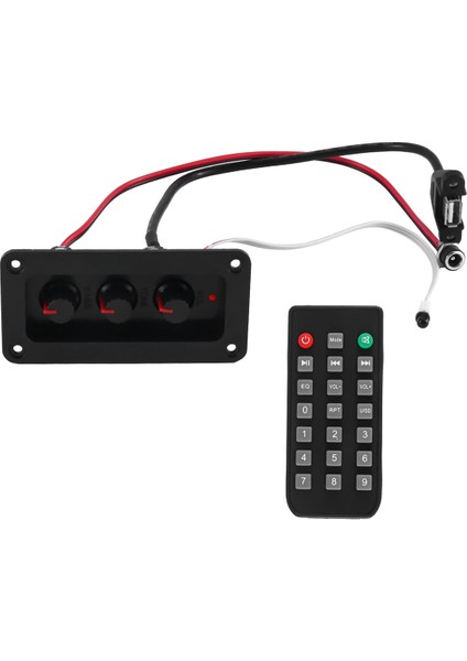 2X25W+50W 2.1 Kanal Bluetooth 5.0 Subwoofer D Sınıfı Ses Amplifikatörü Kurulu Kiti Dc Dişi + USB Kablosu + Uzaktan Kumanda (Yurt Dışından) modelleri