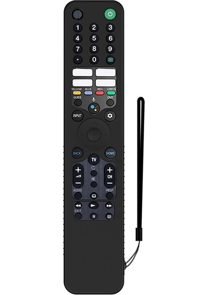 RMF-TX520U MG3-TX520U Akıllı Tv Uzaktan Kumanda Koruyucu Kılıf Darbeye Dayanıklı Dayanıklı Silikon Kapak (Siyah) (Yurt Dışından)