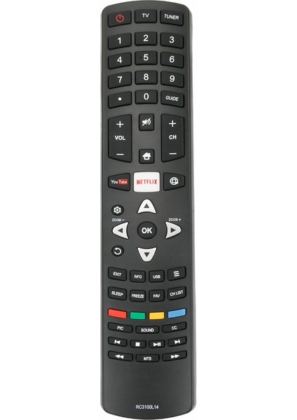 RC3100L14 Için Akıllı LED Full Hd Tv L55S4910I Için Uzaktan Kumanda Fit (Yurt Dışından)