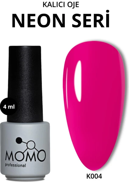 Kalıcı Oje N004 Neon Fuşya Pembe 4 ml