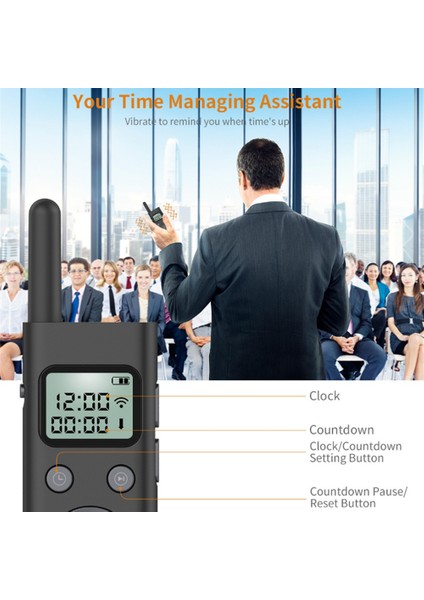Kablosuz Powerpoint Sunumu Ppt Pointer Clicker Presenter LCD Ekran Yeşil Işık Rf Uzaktan Kumanda 300M Mesafe (Yurt Dışından)