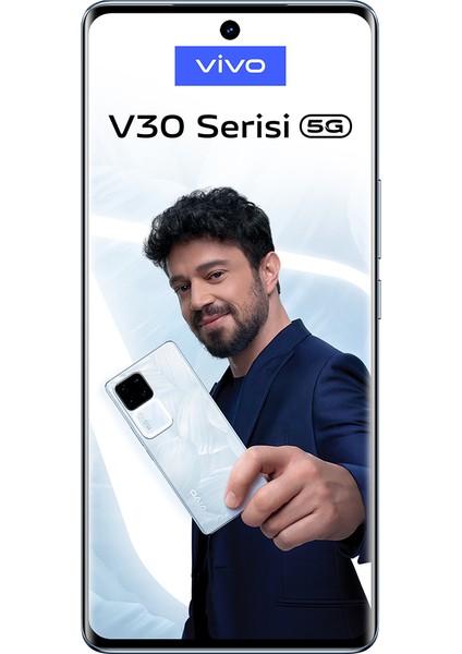 vivo V30 5G 256 GB 12 GB Ram ( Türkiye Garantili) Beyaz