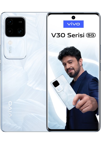 vivo V30 5G 256 GB 12 GB Ram ( Türkiye Garantili) Beyaz