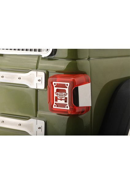 Metal Kuyruk Işık Trim Arka Lambası Kapağı Kuyruk Lambası Dekoratif Parça Eksenel Scx6 J1/6 Rc Paletli Araba Yükseltme Parçaları, 6 (Yurt Dışından) fırsatları
