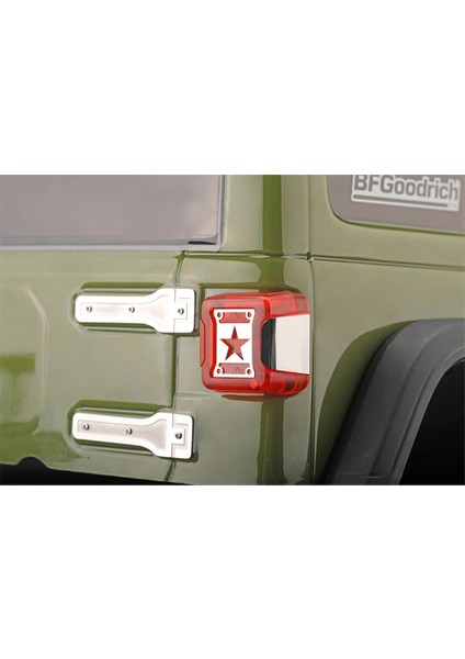 Metal Kuyruk Işık Trim Arka Lambası Kapağı Kuyruk Lambası Dekoratif Parça Eksenel Scx6 J1/6 Rc Paletli Araba Yükseltme Parçaları, 6 (Yurt Dışından) indirimleri