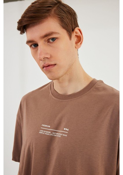 mmetalic Leo Erkek Oversize T-Shirt