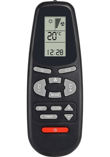 Klima Uzaktan Kumandası Aux Aux3 Ykr-C 01E Kt-Ax3 Ax1 Ax4 Uzaktan Kumanda Için Uygun Ingilizce Sürüm (Yurt Dışından)