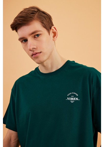 Leo Erkek Oversize T-Shirt