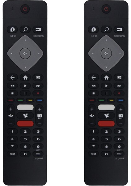 4K Akıllı LED UHD Android Hdtv ile Tv BRC0884305/01 32PHS6825/60 Için 2x Uzaktan Kumanda (Yurt Dışından)