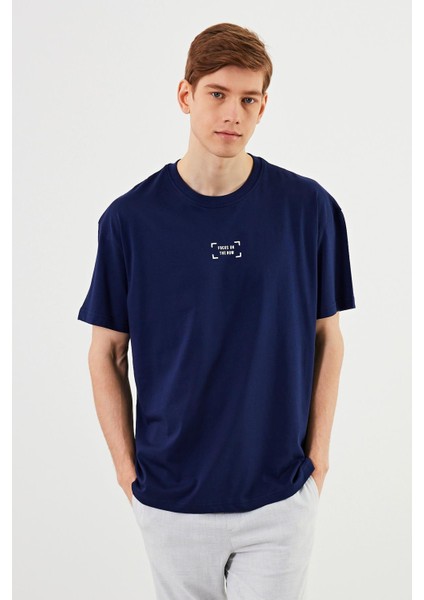 mmetalic Leo Erkek Oversize T-Shirt