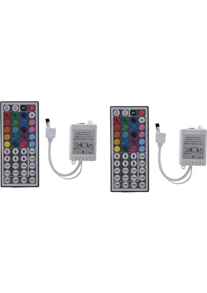 Rgb 5050 LED Işık Şeritleri Için 2x 44KEY Ir Uzaktan Kumanda (Yurt Dışından)