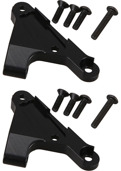 2x Metal Sallanma Çubuğu Panhard Dağı 1/10 Rc Paletli Araba Eksenel SCX10 Iıı AXI03007 AXI231017 Yükseltme Parçaları, Siyah (Yurt Dışından)