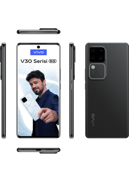 vivo V30 5G 512 GB 12 GB Ram ( Türkiye Garantili) Siyah